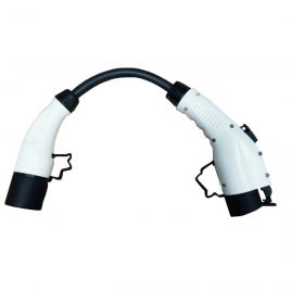 EV charging cable Type 2 to Type 1 adapter