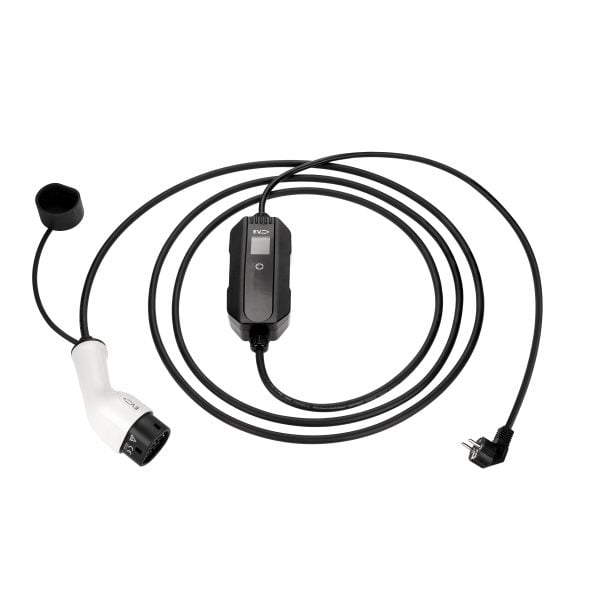 EV portable charging cable Type 2 to schuko 16A-adjustable